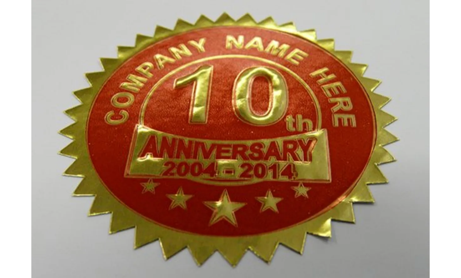 Embossing Sticker