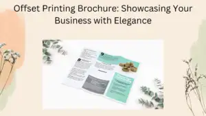 Offset Printing Brochure: Showcasing Your Business with Elegance